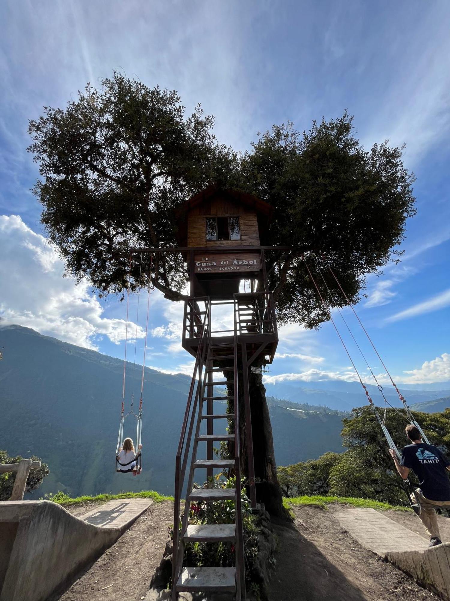 Mountain Chalet - Tungurahua Hot Springs/Aguas Termales Баньос Экстерьер фото