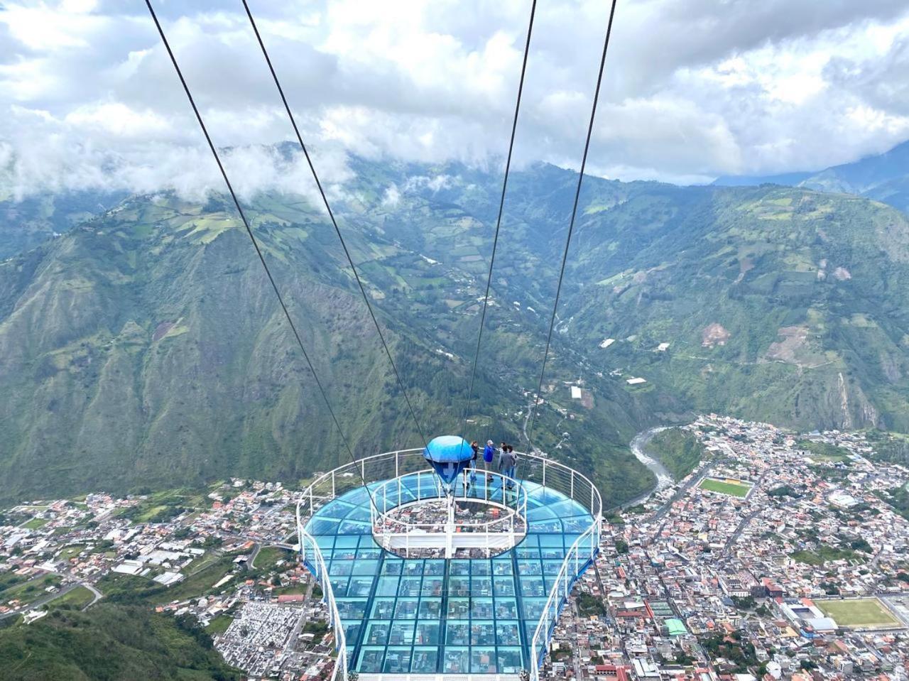 Mountain Chalet - Tungurahua Hot Springs/Aguas Termales Баньос Экстерьер фото